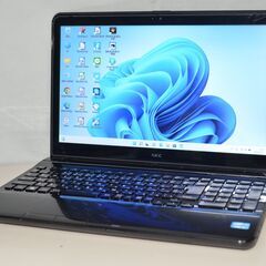 最新Windows11+office 新品爆速SSD256GB NEC LS550/L core i5/4GB/15.6