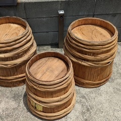 樽　木製　木樽　中1個　大2個