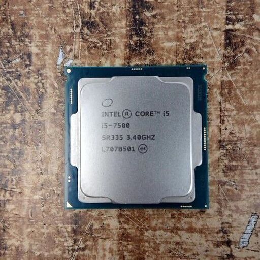 【動作確認済】Intel CPU Corei5 7500 プロセッサー 4C4T 3.40GHz-3.80GHz パソコン パーツ 部品 同梱歓迎 複数購入歓迎