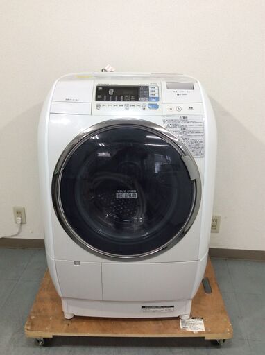 (7/18受渡済)JT4843【HITACHI/日立 ドラム洗濯機9.0㎏】激安品 2013年製 ビッグドラム BD-V5500L 家電 洗濯 斜め型 左開き