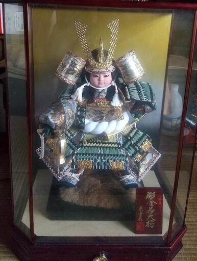 京童作 五月人形 「彫金若大将」 日本人形 端午の節句 こどもの日 縦35 京童作 五月人形 「彫金若大将」 日本人形 端午の節句 こどもの日 縦35