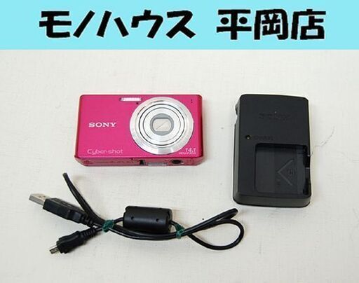 ソニー デジタルカメラ ピンク CYBER-SHOT 1410万画素 4倍ズーム DSC-W610 サイバーショット SONY 札幌市 清田区 平岡