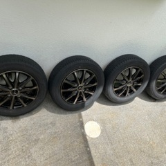 アルミホイル4本タイヤ13インチ