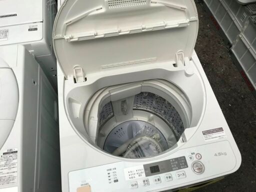 ★洗濯機 シャープ ES-G4E5 2018