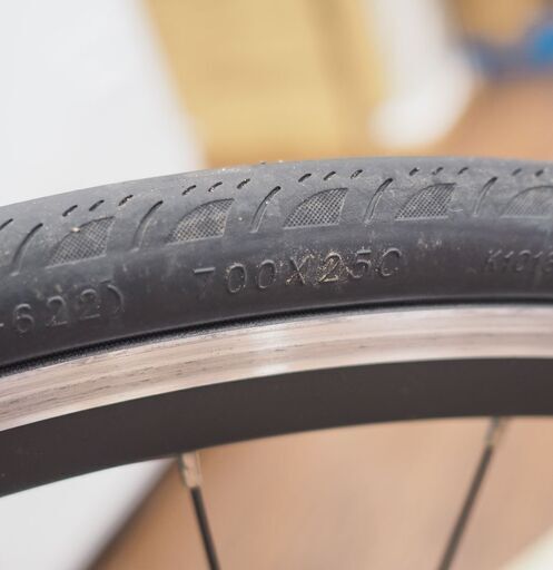 札幌発 イオンバイク  カグラ(KAGRA) R-1-K ロードバイク 430mmサイズ ブラック/ホワイト 700C 外装14段変速