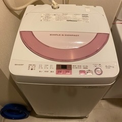 ❗️無料でお譲りします❗️SHARP 洗濯機6kg