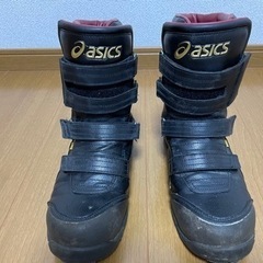 asics安全靴ウィンジョブCP401 ブラック×ゴールド　26cm