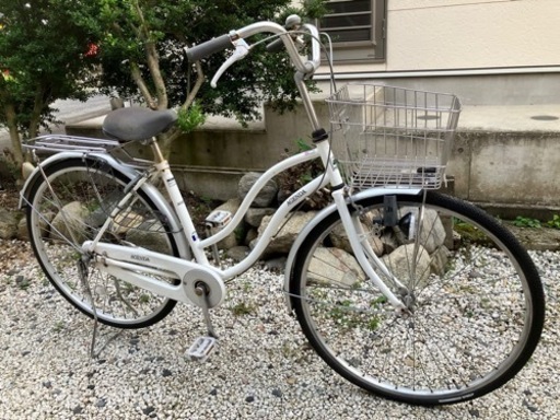 357、ママチャリ27インチ(ホワイト)