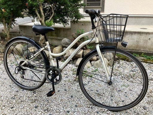 353、シティーサイクル27インチ(ホワイト)