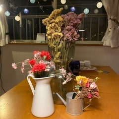 造花&ドライフラワー&花瓶たち