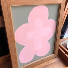 油絵　インテリア　額縁