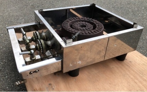 ⭐︎中古品　SILK ROOM シルクルーム  業務用一口コンロ　LPガス　320×450×200mm　厨房機器⭐︎ ⭐︎中古品 SILK ROOM シルクルーム 業務用一口コンロ LPガス 320×450