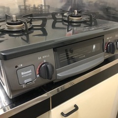 ガステーブル(*プロパン用)美品、ほぼ新品