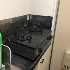 ガステーブル(*プロパン用)美品、ほぼ新品