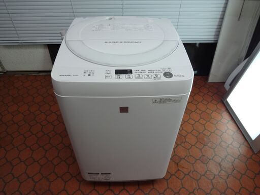 ID 038707　洗濯機　シャープ　5.5K　２０１６年製　ES-G5E3