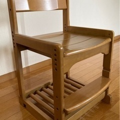 椅子(学習机とセットだった椅子) 木製