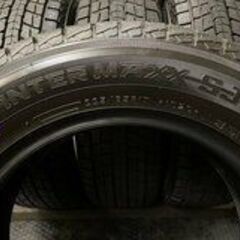 ほぼ未走行 2021年製 DUNLOP WINTER MAXX SJ8 225/65R17 17インチ スタッドレス 4本 エクストレイル CX-5/CX-8等　(VTH569)クレジットカード QRコード決済可能 ほぼ未走行 2021年製 DUNLOP WINTER MAXX SJ8 225/65R17 17インチ