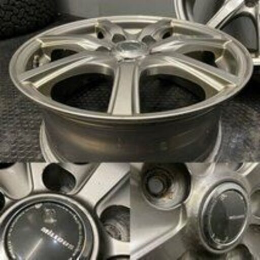 YFC MiLLOUS ミルアス 社外ホイール 16インチ 4本 6.5J5HPCD114.3+48 エスティマ等　(VHV419) クレジットカード QRコード決済可能 YFC MiLLOUS ミルアス 社外ホイール 16インチ 4本 6.5J5HPCD114.3+48