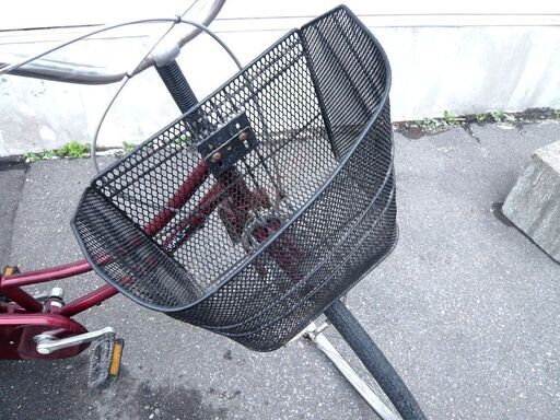 自転車 26インチ カゴ付き エンジ 中古 切替無 シティーサイクル ...