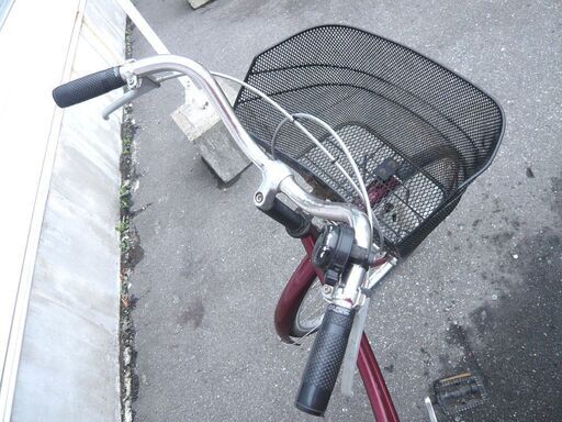 自転車 26インチ カゴ付き エンジ 中古 切替無 シティーサイクル 苫小牧西店