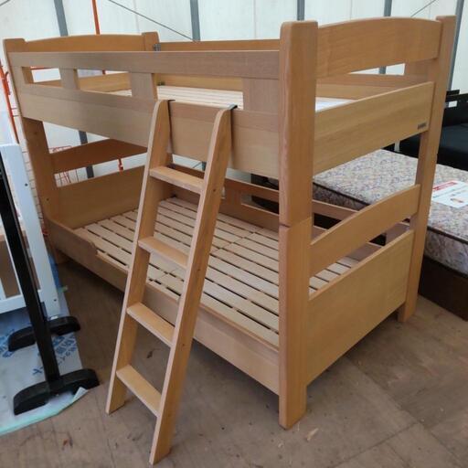 16000円買付価格 低価格 お値下げ ２段ベッド プラス 補助ベッド 横105