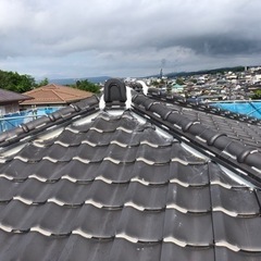 瓦の漆喰工事等