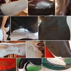 特大 牛のオブジェ 置物 ディスプレイ 看板 ホルスタイン 乳牛 二足歩行　/DJ-1062 1FS