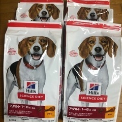 【新品未開封】犬用フード　3袋＋賞味期限間近を1袋