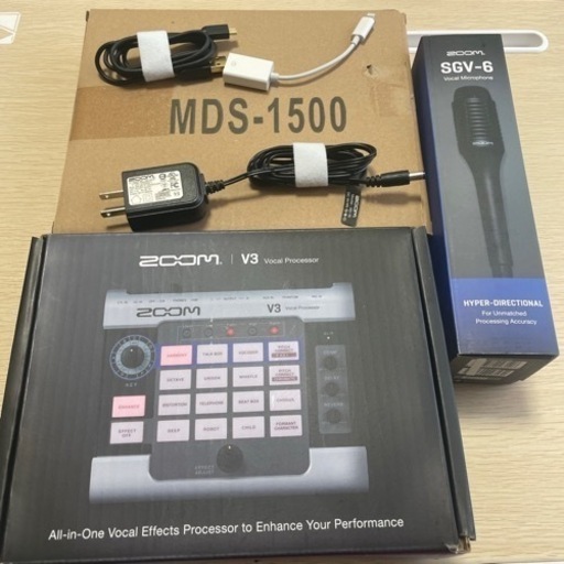 ZOOM V3  ボーカルプロセッサ  SGV-6 マイク
