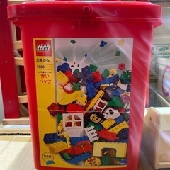 【お話し中】 LEGO レゴ　赤いバケツ　