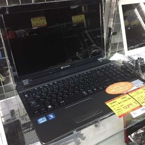 【店舗引き取りのみ】動作確認、清掃済み‼️ GATEWAY P5WS0 15.6インチ  WIN11 HOME 64BIT -年製 NJ189
