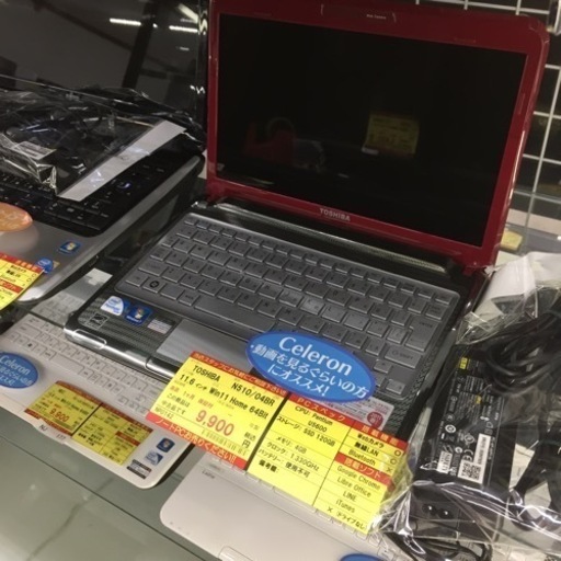 【店舗引き取りのみ】動作確認、清掃済み‼️ TOSHIBA トーシバ N510/04BR 11.6インチ WIN11 HOME 64BIT -年製 NJ190
