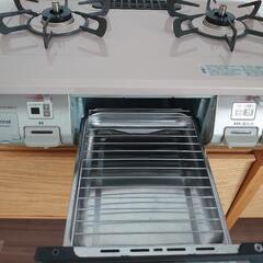 高性能☆  リンナイ 【都市ガス用】ガステーブル(右強火力) 限定オリジナル  RKGC654E7R  パールピンクベージュ