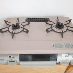 高性能☆  リンナイ 【都市ガス用】ガステーブル(右強火力) 限定オリジナル  RKGC654E7R  パールピンクベージュ