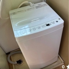 Haier 洗濯機　4.5L 単身用　本日7/12取りに来られる方！