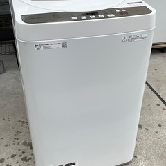 【RKGSE-799】特価！シャープ/SHARP/5.5kg/全自動洗濯機/ES-G55UC-N/中古/2019年製/当社より近隣地域無料配達