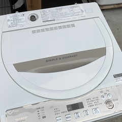 【RKGSE-799】特価！シャープ/SHARP/5.5kg/全自動洗濯機/ES-G55UC-N/中古/2019年製/当社より近隣地域無料配達