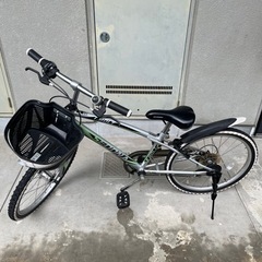 子供用自転車　22インチ　中古　良品　キッズ　男の子　6段変速