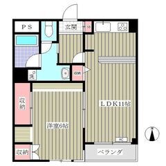 【賃貸】🏢叶Room✨（１LDK）★仲介手数料無料★東北本線「古...