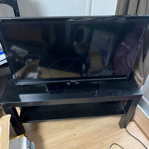 Sharp テレビ（2019年製）＋IKEAテレビ台