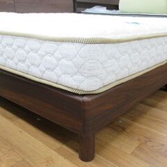 R484 シングルベッド2台セット、フランスベッドマット、全幅198cm 美品