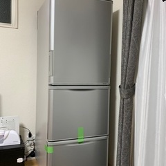 シャープ【両開き】350L 3ドアノンフロン冷蔵庫  　　　