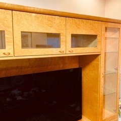 バーズアイメープル材　テレビボード