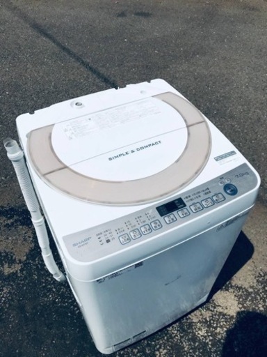 ②♦️EJ1307番SHARP全自動電気洗濯機