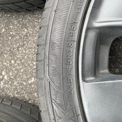値下げ】18インチ 8J レイズ ホイール 夏タイヤ付き