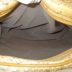 アンク・ジェト 黄金ヘビ / パイソンレザー イエロー 2WAY