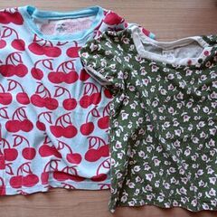 Old Navy 　綿100%Tシャツ2枚　2-3T