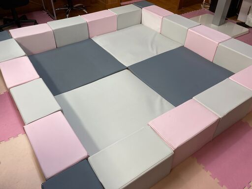 【引き取り限定】茨城県守谷市　キッズスペース　マット　ブロック　230×230㎝