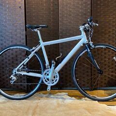 □RALEIGH RF-7 ラレー 18速 ホワイト アルミフレーム クロスバイク