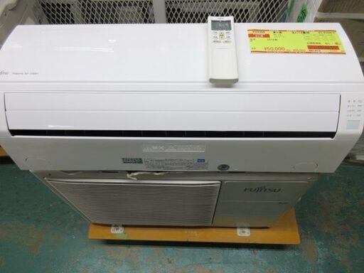 K03394　富士通　 中古エアコン　主に14畳用　冷房能力4.0KW ／ 暖房能力5.0KW